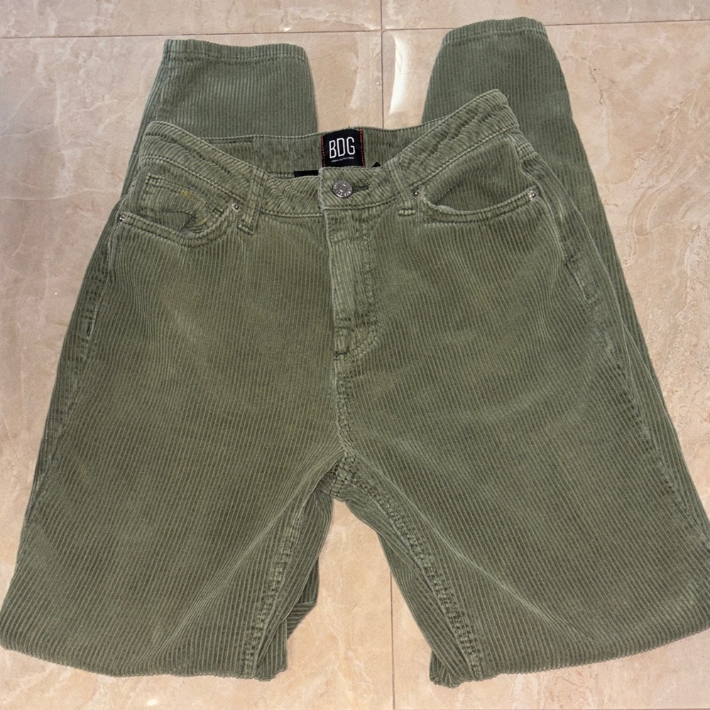 Urban Outfitters BDG Olive Corduroy Pants